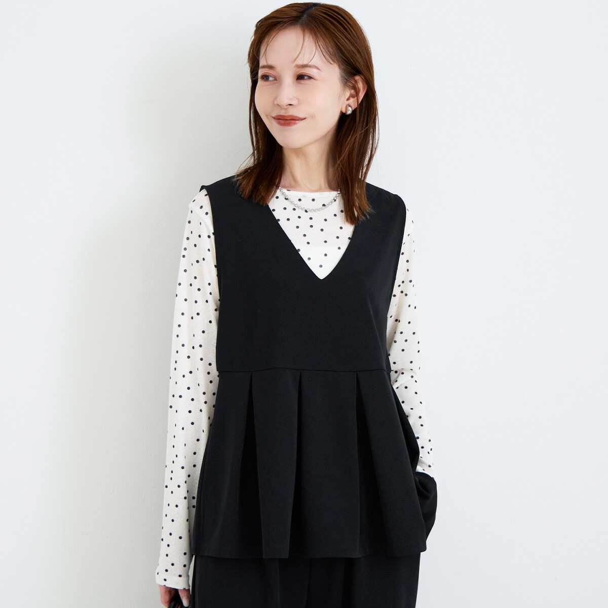 ベスト・ジレ (黒色・ブラック系、0円〜5000円) の一覧 | マルイウェブ