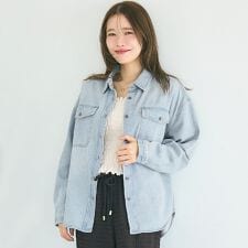 オーバーサイズデニムシャツ 全2色