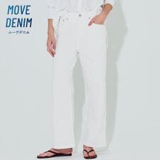 ムーヴデニムストレートパンツ 全2色