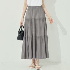 ティアードプリーツスカート 全2色