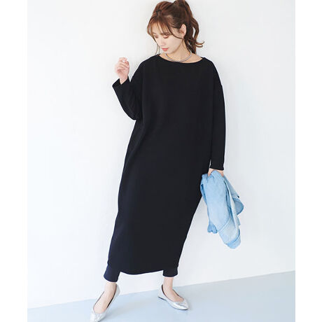 人気エンボス加工 シンプルiラインワンピース コカ Coca 16 02 ファッション通販 マルイウェブチャネル