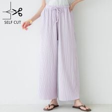 コカ(coca)の【シワになりにくい・速乾】イージーテックス リブパンツ