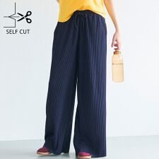 コカ(coca)の【シワになりにくい・速乾】イージーテックス リブパンツ