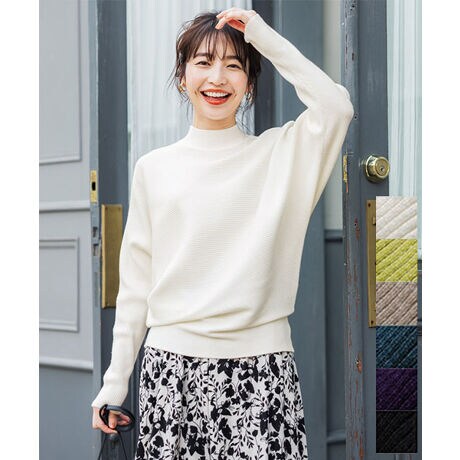 しっとりやわらか ボトルネック ニットセーター コカ Coca ファッション通販 マルイウェブチャネル