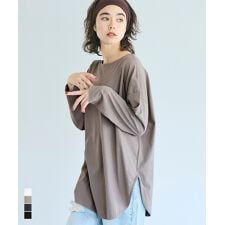 コカ(coca)の【新色登場】サイドスリット 長袖Tシャツ 全4色