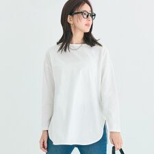 サイドスリット長袖Tシャツ 全4色
