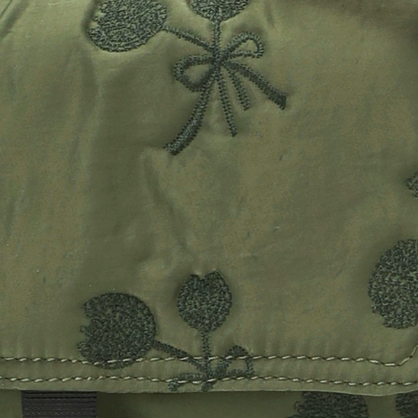 ｇｌａｎｔａ」チューリップリボン刺繍ウォレットショルダーバッグ