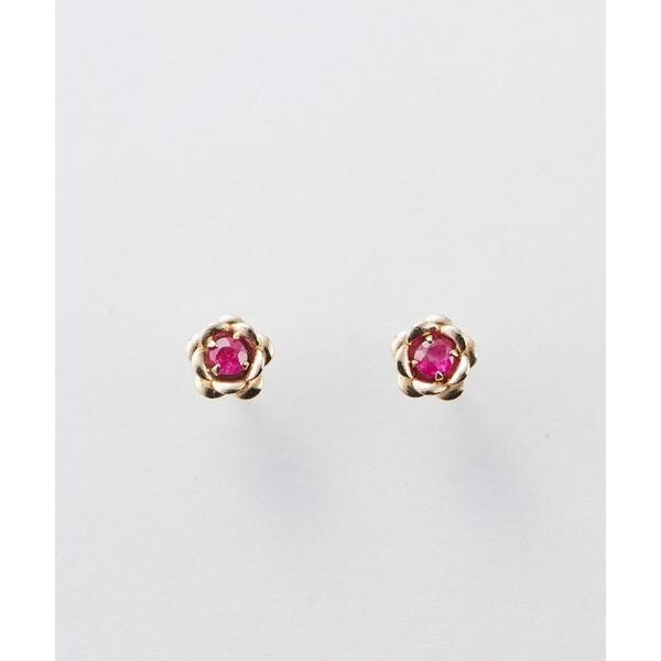 ◾️現行品◾️【Samantha Tiara】K18一粒ルビーピアス ≪7月 誕生石≫ ルビー ピアス | サマンサティアラ(samantha