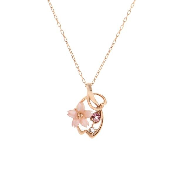 Samantha Tiara サマンサティアラ K10 SAKURAネックレス SAKURA amulet ネックレス | サマンサティアラ(samantha tiara