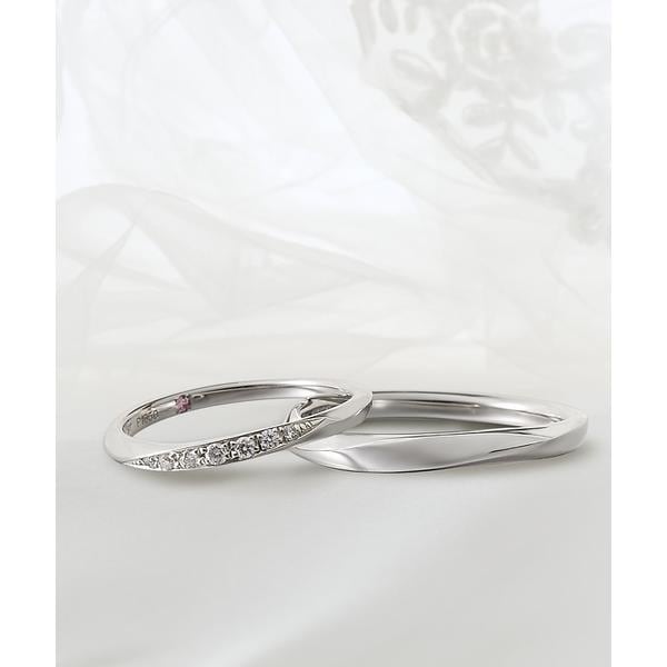 マリクレール Pt950 K18 指輪