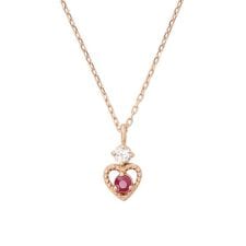 K10 PG ハートネックレス≪7月 誕生石≫