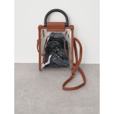 レースポーチ付きクリアミニバッグ アースミュージック エコロジー Earth Music Ecology 1b12l0j00 ファッション通販 マルイウェブチャネル