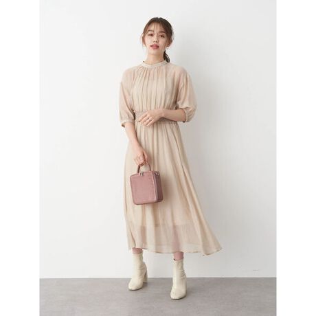 Set2点ふんわりシアーワンピース アースミュージック エコロジー Earth Music Ecology 1b13l0h0340 ファッション通販 マルイウェブチャネル