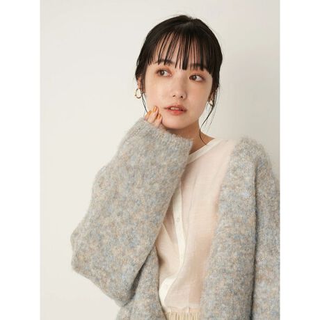 Web限定 ミックスカラーニットカーディガン アースミュージック エコロジー Earth Music Ecology Ba14l2d0400 ファッション通販 マルイウェブチャネル