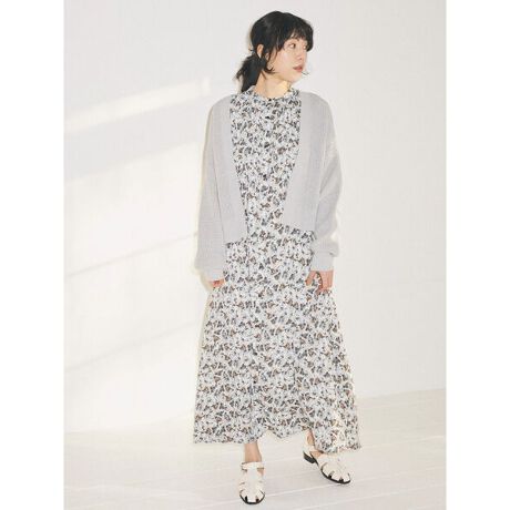 シャーリングギャザーワンピース フラワー アースミュージック エコロジー Earth Music Ecology 1b21l0h0640 ファッション通販 マルイウェブチャネル