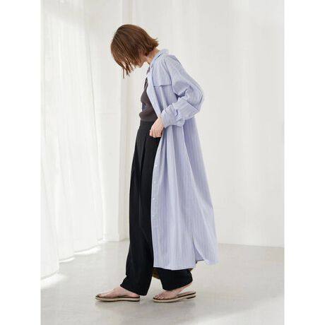 ワークシャツワンピース アースミュージック エコロジー Earth Music Ecology 1n21l0h0100 ファッション通販 マルイウェブチャネル