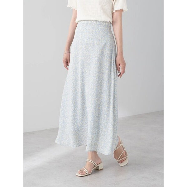 フラワープリントフレアスカート | アースミュージック＆エコロジー