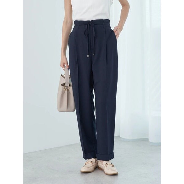 リネンライクテーパードパンツ | アースミュージック＆エコロジー