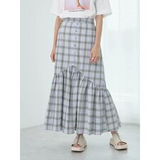 チェック柄マーメイドスカート