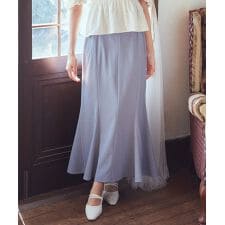 アースミュージック＆エコロジー(earth music&ecology)のサイドリブパネルラインマーメイドスカート