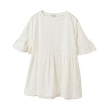 アースミュージック＆エコロジー(earth music&ecology)のフリルドッキングポンチョT