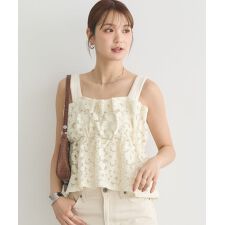キラキラフラワー刺繍ビスチェ