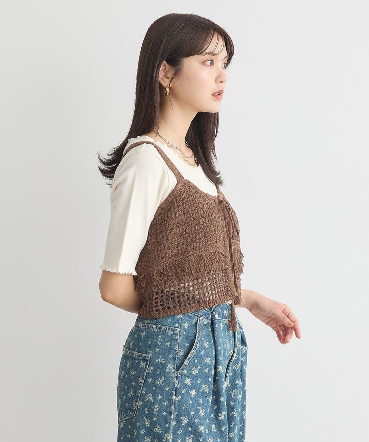 【 ADAM ET ROPE⠀】オリーブグリーン フリンジビスチェ ADAM ET ROPE⠀】オリーブグリーン フリンジビスチェ 楽天市場