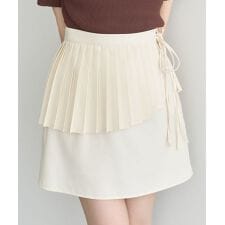 アースミュージック＆エコロジー(earth music&ecology)のSET2点プリーツラップスカート＋ミニスカート