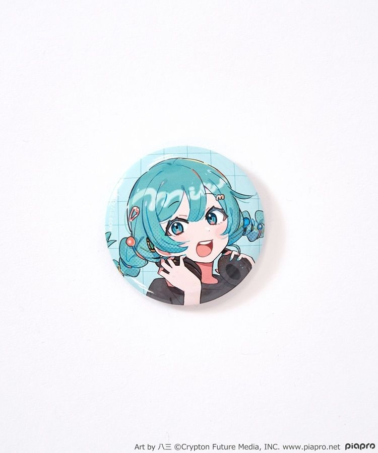初音ミク 缶バッジ Art by 八三 | アースミュージック＆エコロジー