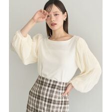 アースミュージック＆エコロジー(earth music&ecology)のマジョリカプリーツプルオーバー