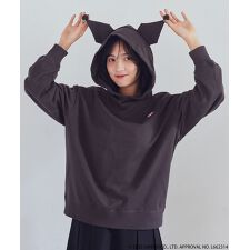 マイメロディ&クロミ／earth 耳付きフーディー