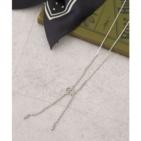 [^ԁF01001048000][YɌ񂾃mbg`[tȃlbNXB@ׂȃ`F[ƃ{[`F[gݍ킹X^CbVȃfUC|CgłBN[ȃVo[ƏiȃS[h̐FWJɂځBVvȃgbvXɍ킹邾łȂꂽ͋CoĂ邨߂̃ACełBfp摜́A̓ŐFČꍇ܂Bg̃j^[ɂďi̐FČꍇ܂B