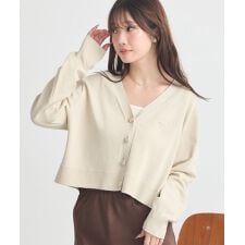 アースミュージック＆エコロジー(earth music&ecology)のロゴ刺繍カーディガン