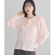 アースミュージック＆エコロジー(earth music&ecology)のフリルセーラーカラーブラウス