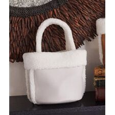 ムートン風ボアバッグ