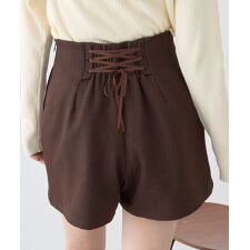 【予約】バックレースアップショートパンツ