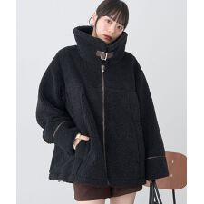 アースミュージック＆エコロジー(earth music&ecology)のボアZIPブルゾン