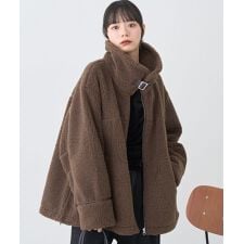 アースミュージック＆エコロジー(earth music&ecology)のボアZIPブルゾン