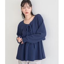 アースミュージック＆エコロジー(earth music&ecology)のSET2点ショートボレロ＋ペプラムニットキャミ