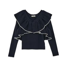 アースミュージック＆エコロジー(earth music&ecology)のラッフルニットボレロアンサンブル