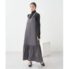 アースミュージック＆エコロジー(earth music&ecology)のアソートサテンキャミワンピース