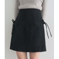 サイドレースアップミニスカート