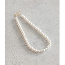 アースミュージック＆エコロジー(earth music&ecology)のパールショートネックレス