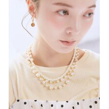 3連パールネックレス