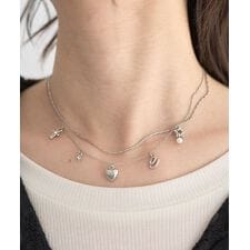 レター2連ネックレス