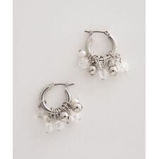 ビーズミックスピアス