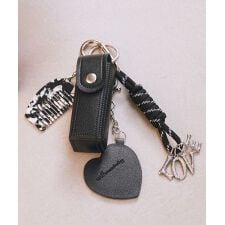 リップケース付きマルチハートチャーム