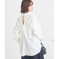 バックツイストオーバーシャツ