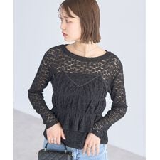 SET2点カットレースプルオーバー＋ビスチェ