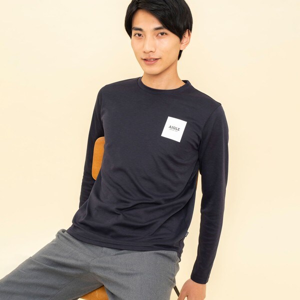 エーグル　aigle 長袖シャツ エーグル AIGLE 美品 吸水速乾オックスフォード長袖シャツ